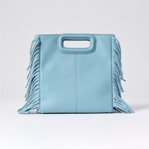 Maje Fringe Leather Bag